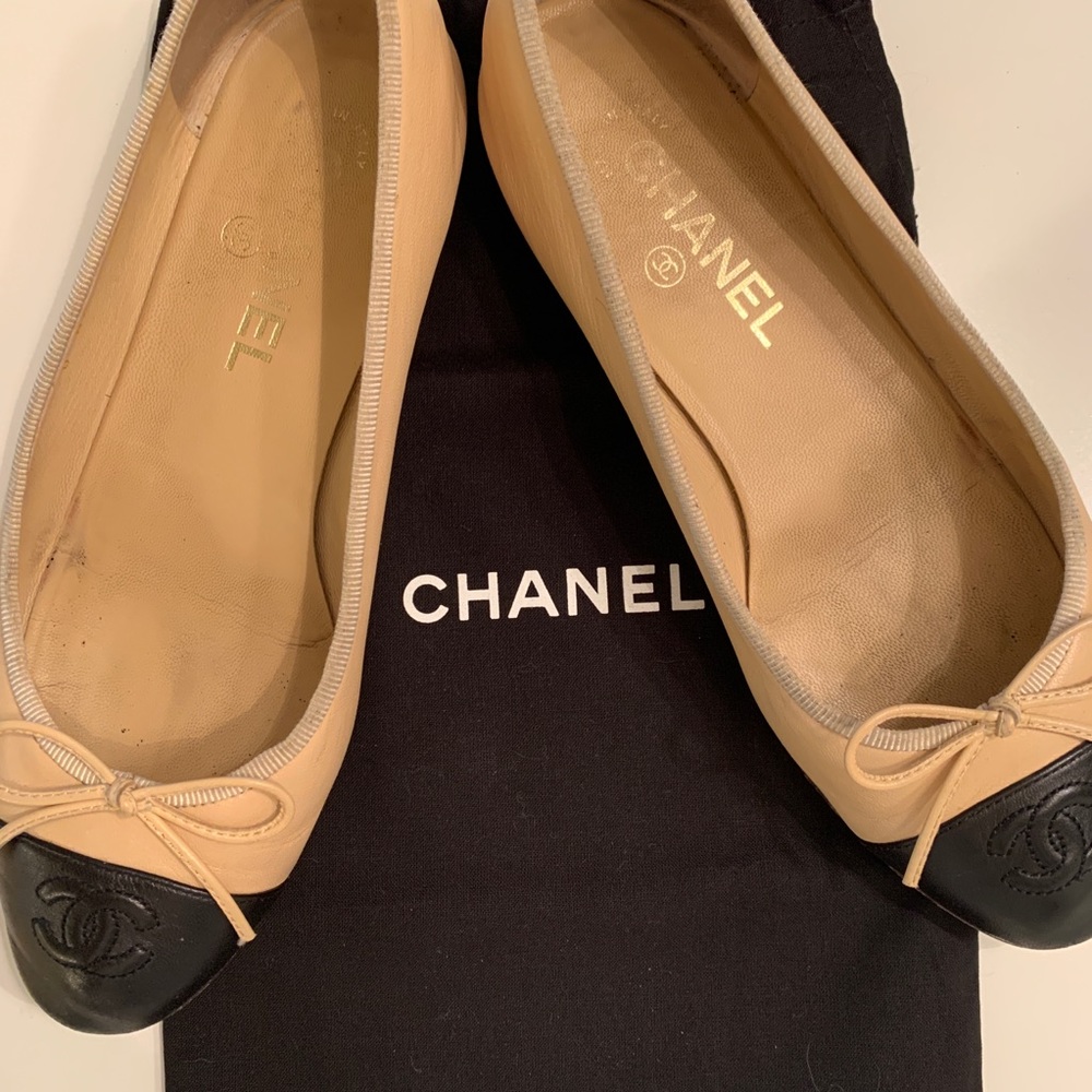 Chanel Ballerina Flats SZ 37.5